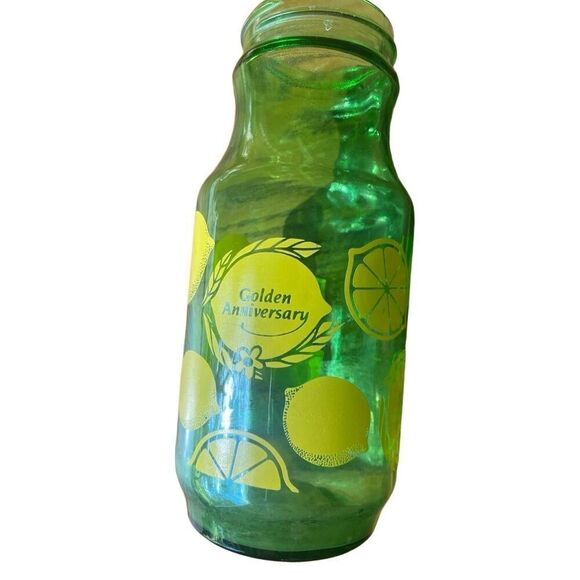 Vintage glass anchor hocking lemonade jar - Picture 2 of 4